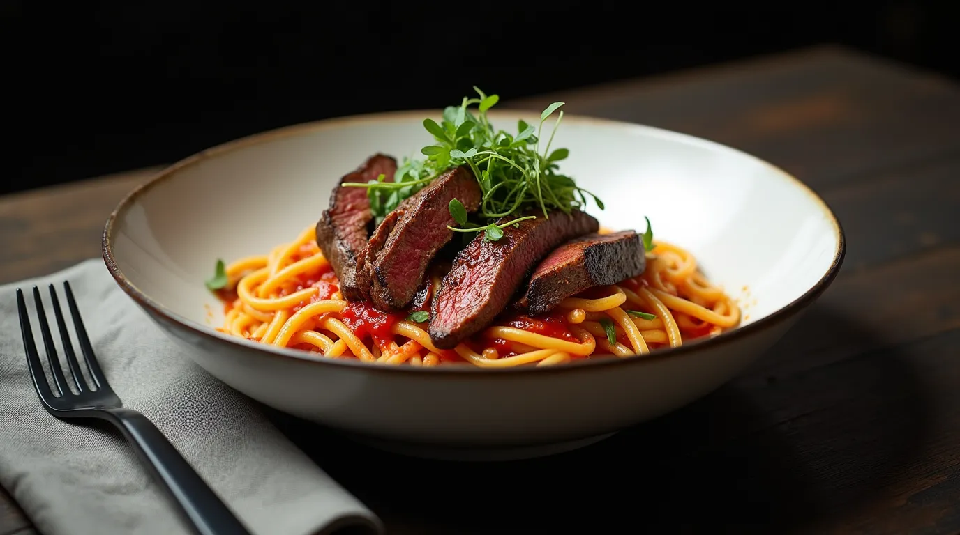 steak pasta recipe