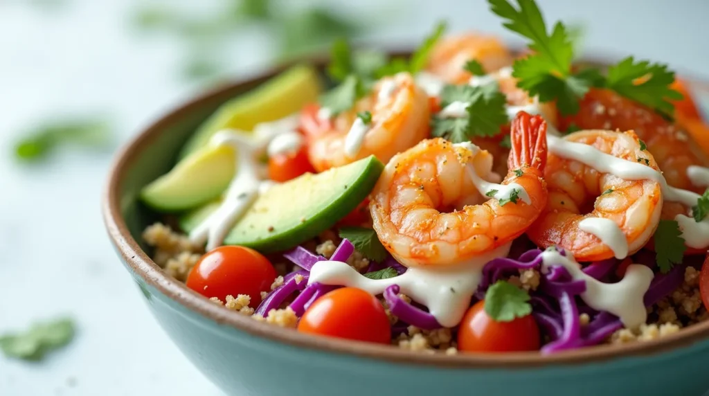 healthy shrimp bowl recipe