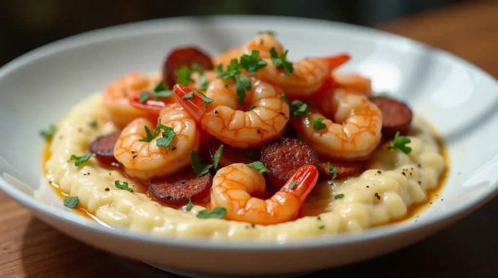 grits with shrimp and sausage