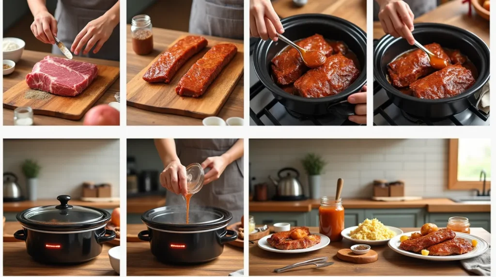 slow cooker beef ribs