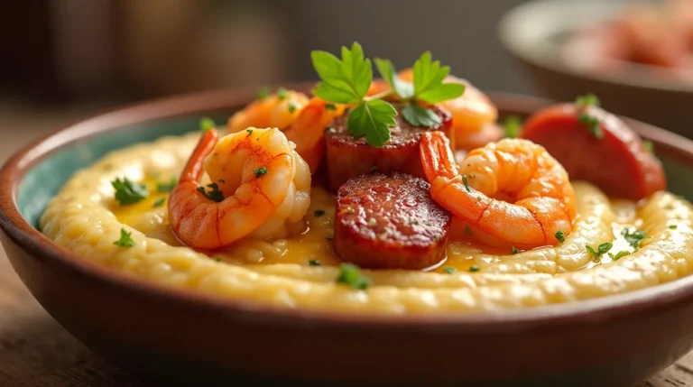 grits with shrimp and sausage