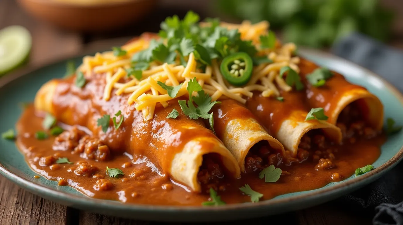 enchiladas with gravy