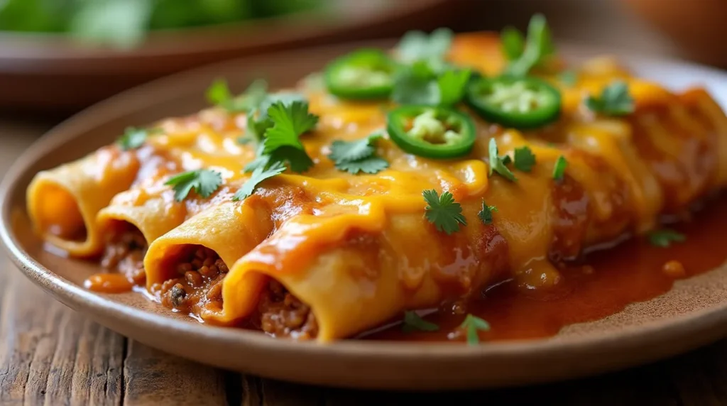 enchiladas with gravy