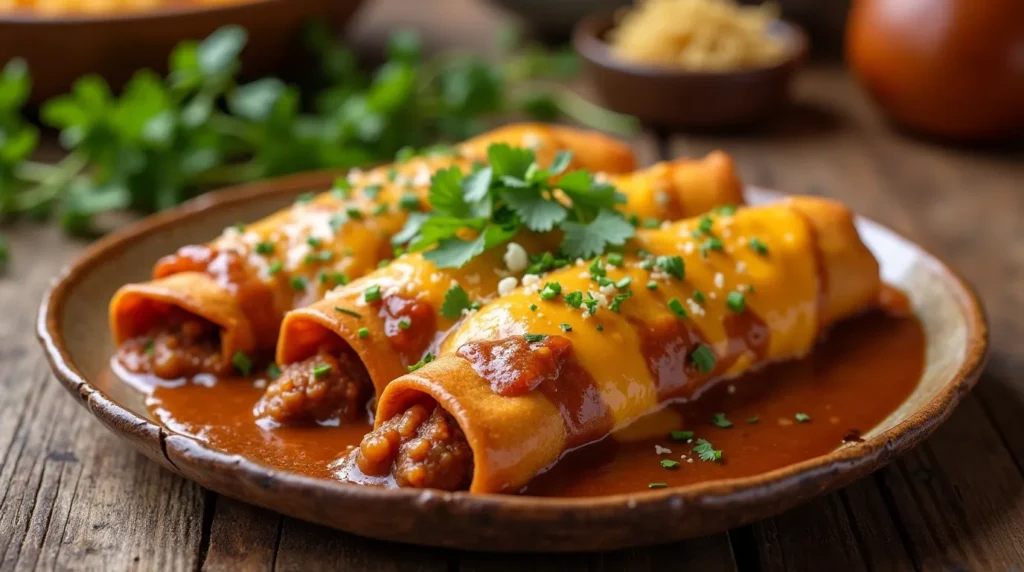 enchiladas with gravy