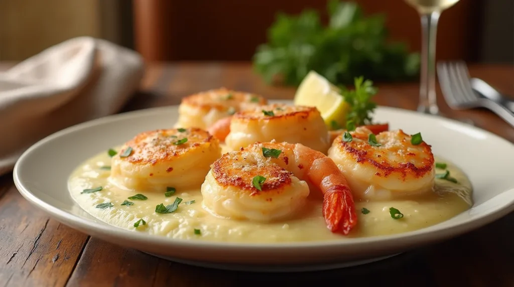 red lobster shrimp and scallop parmesan