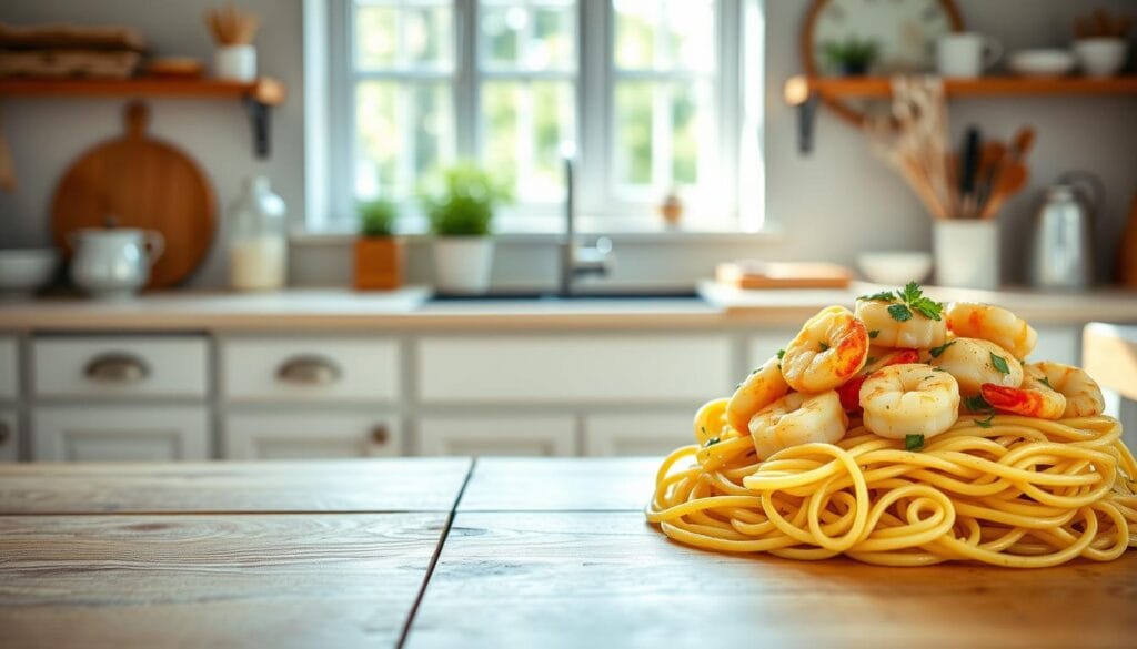Quick and Easy Shrimp and Scallop Pasta Cooking Steps Quick and Easy Shrimp and Scallop Pasta Cooking Steps