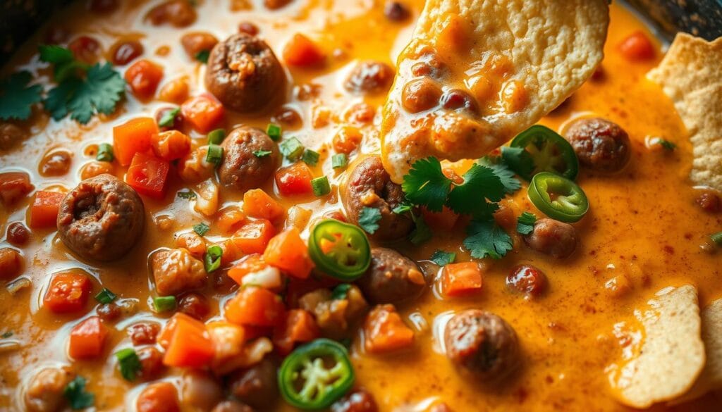 Spicy Sausage Queso Customization Spicy Sausage Queso Customization