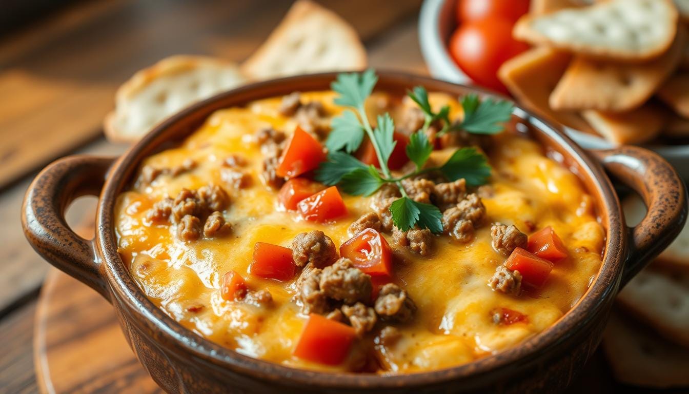 cheese rotel dip with sausage