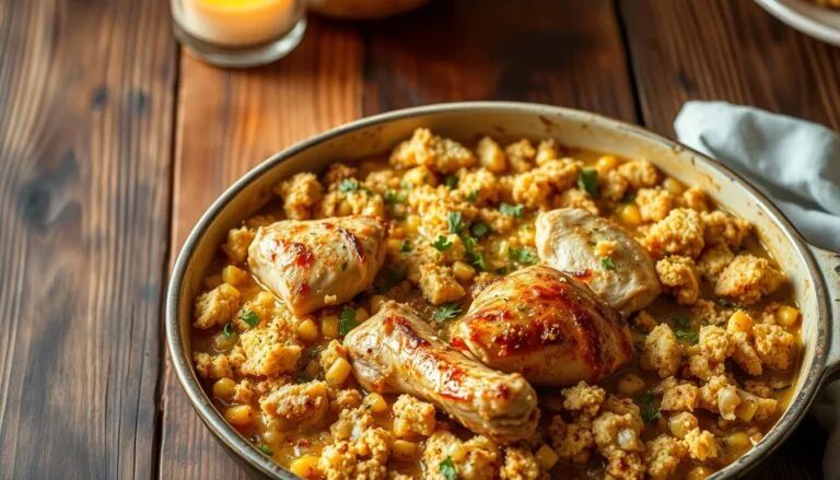 cornbread dressing with chicken
