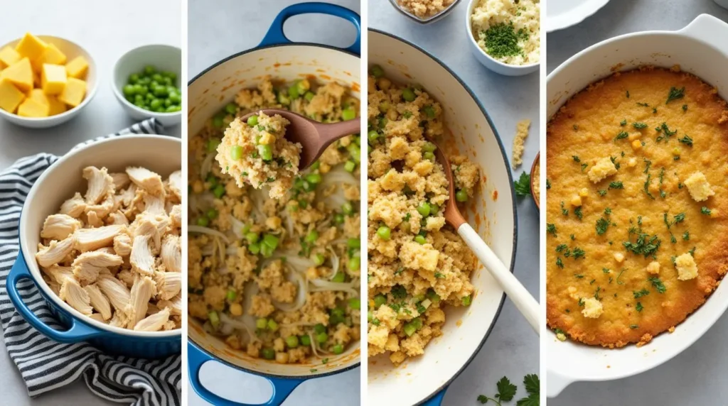 cornbread dressing with chicken