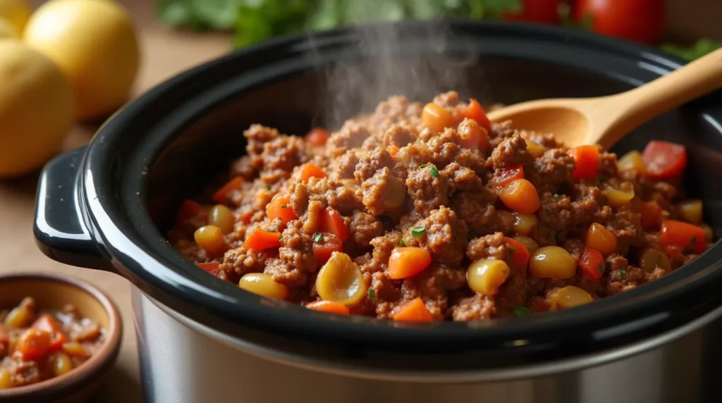 hamburger crockpot recipes