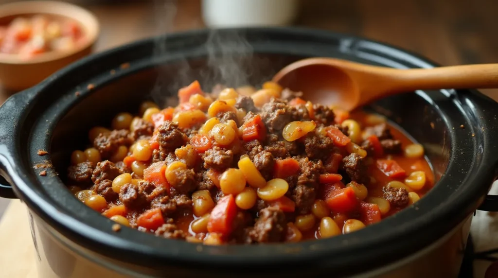 hamburger crockpot recipes