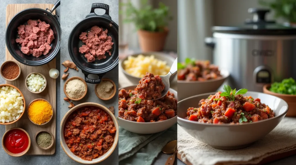 hamburger crockpot recipes
