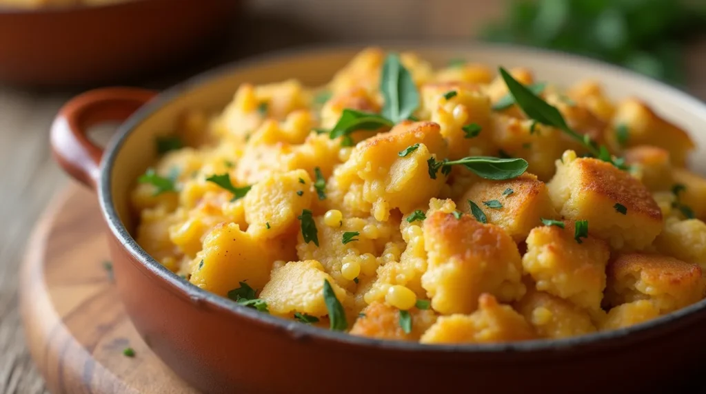 cornbread dressing with chicken