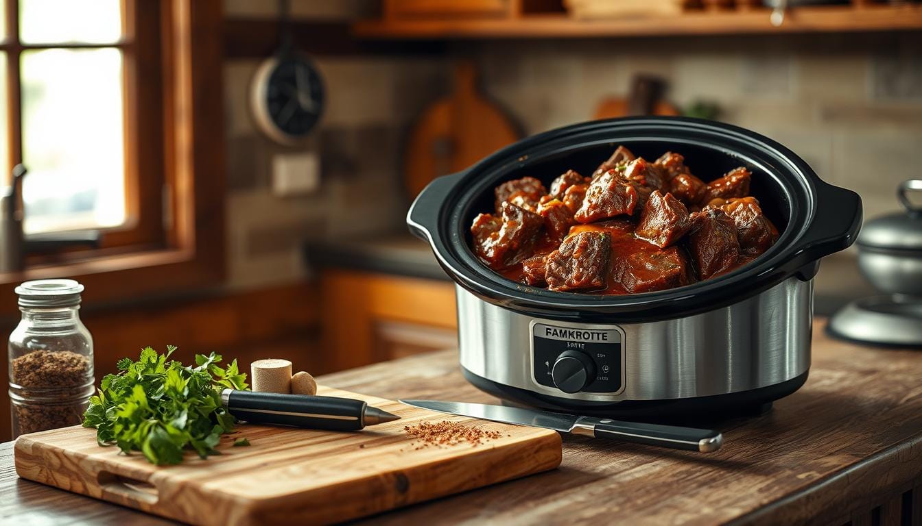 crock pot bucket steak