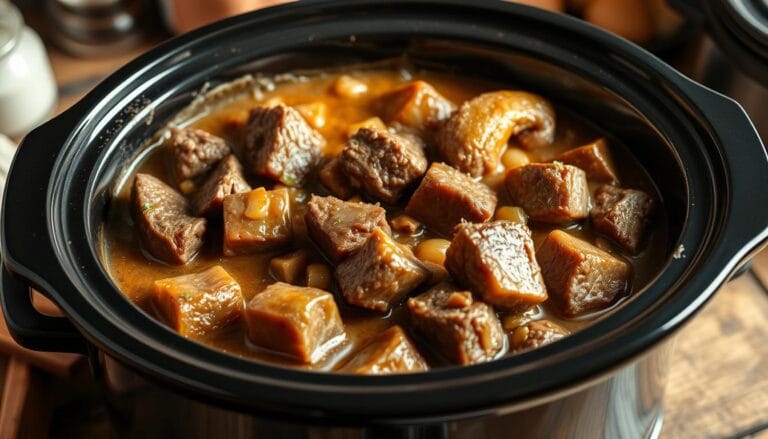 crock pot cube steak and gravy
