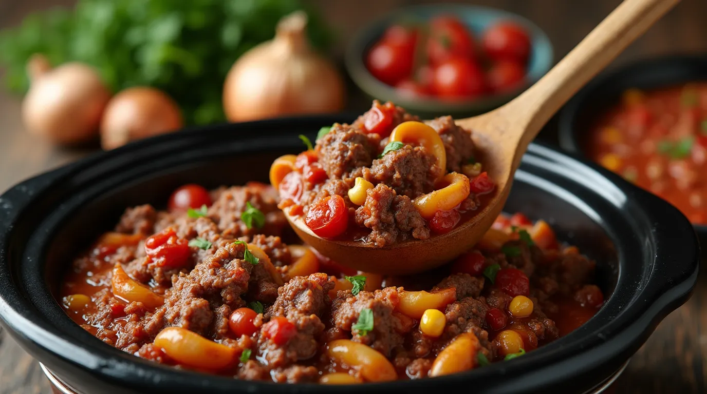 hamburger crockpot recipes