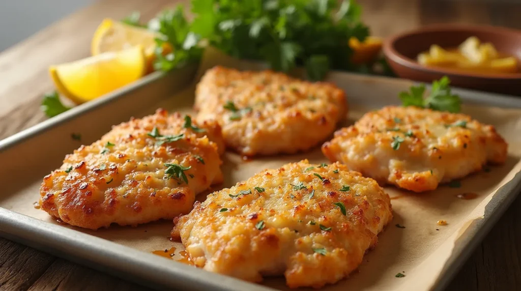 how long to cook chicken cutlets in oven