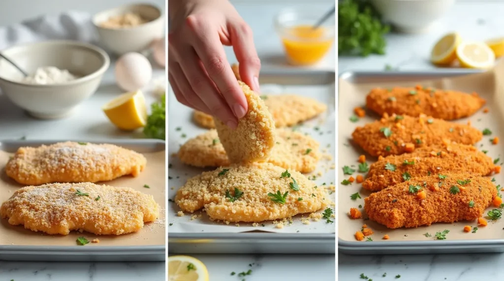how long to cook chicken cutlets in oven