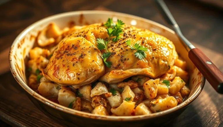 homemade chicken and dressing