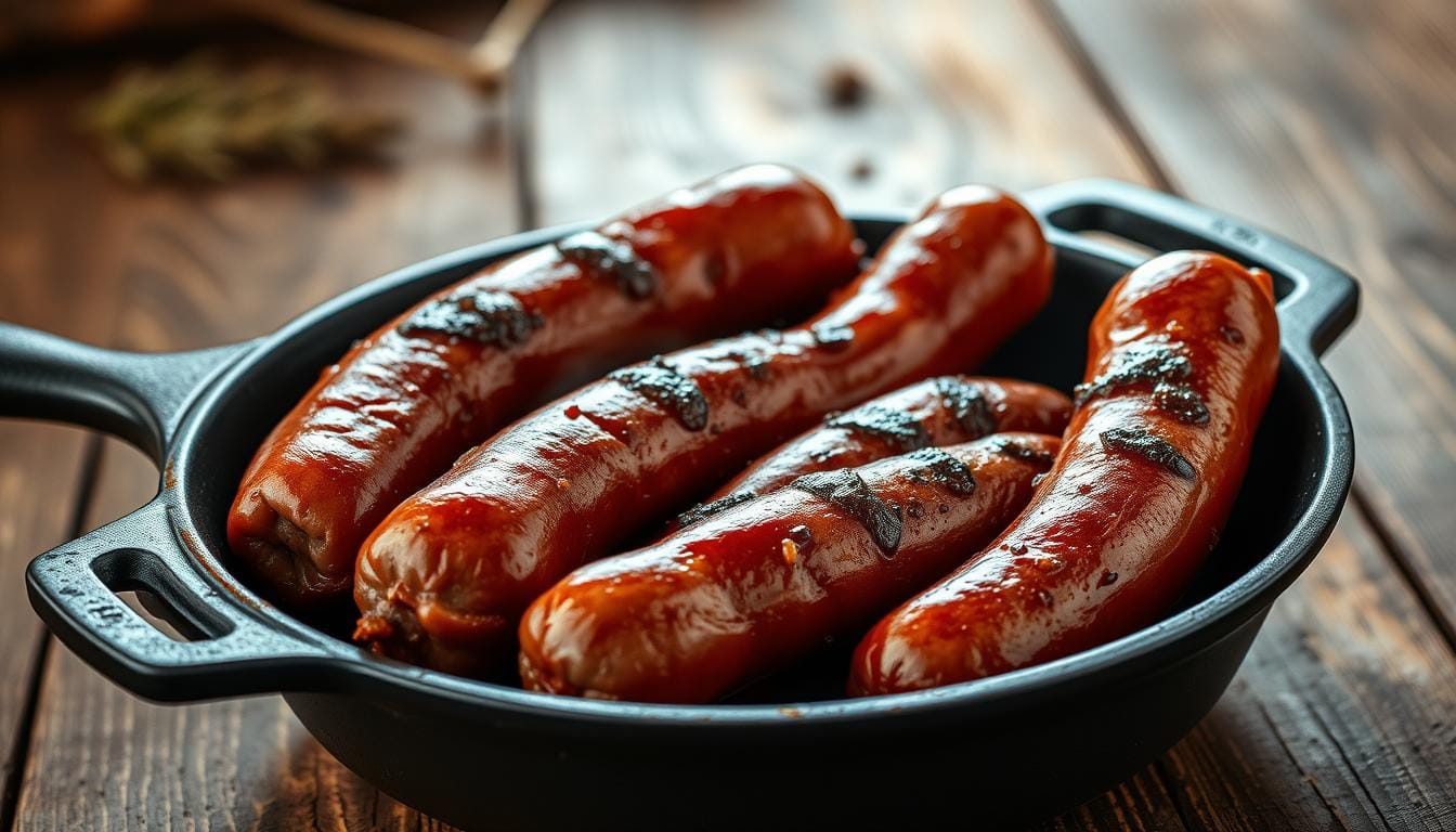 how to cook deer sausage