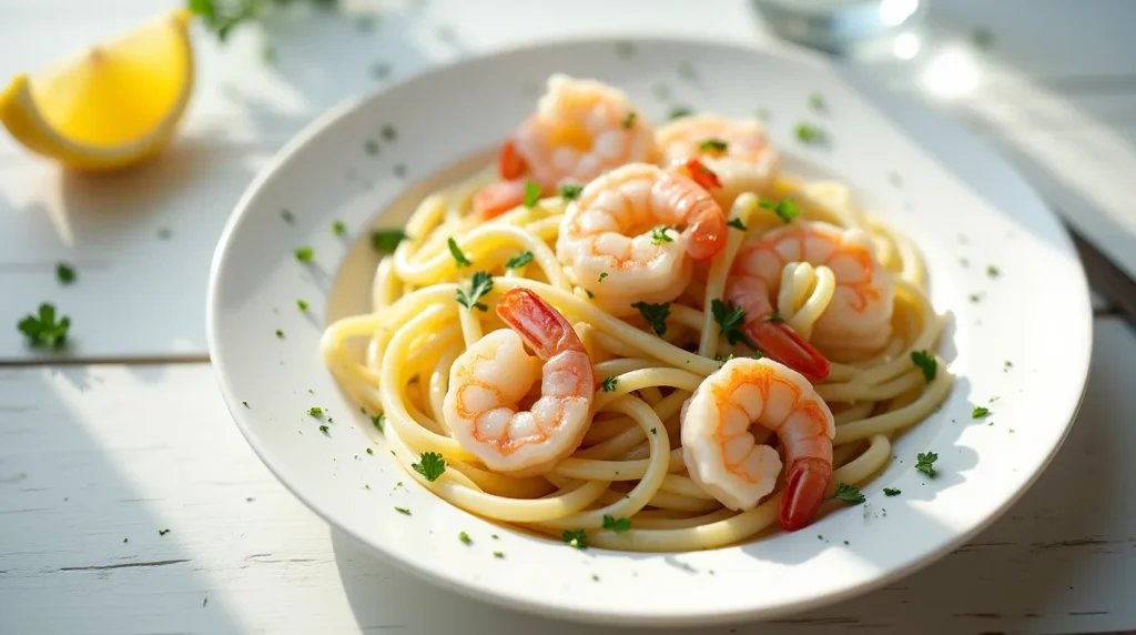 shrimp and scallop pasta recipe