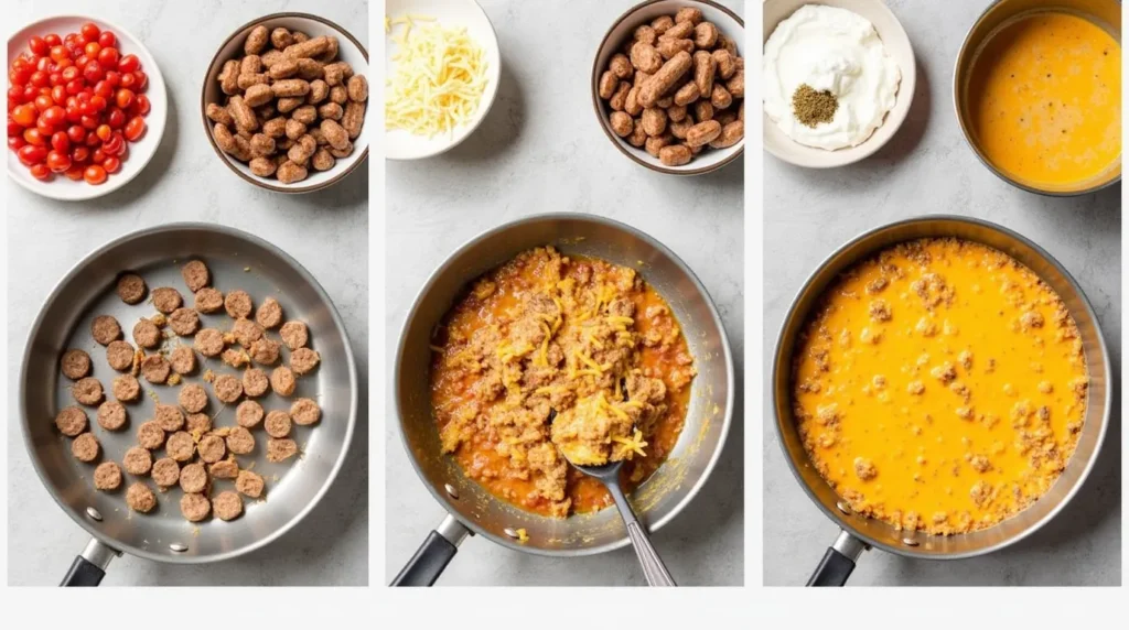 rotel dip with sausage