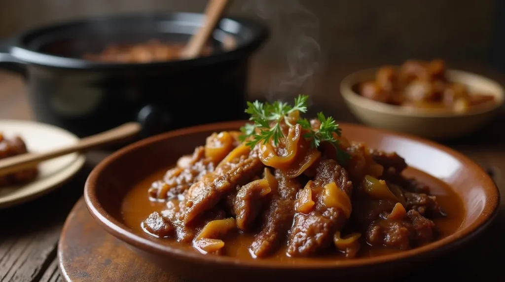 Crock Pot Bucket Steak