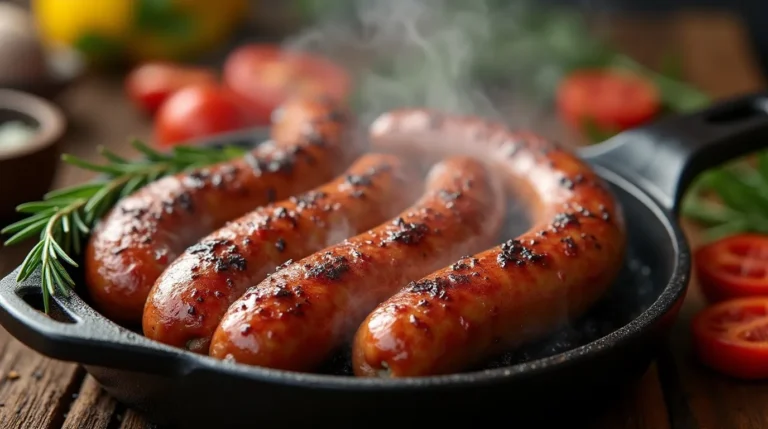 how to cook deer sausage