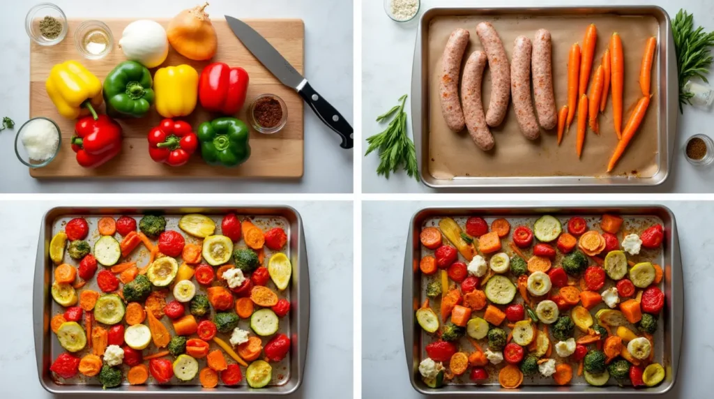 Sheet Pan Sausage and Veggies