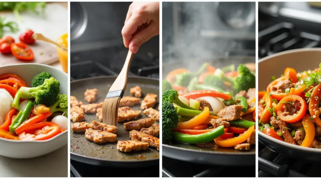 blackstone stir fry