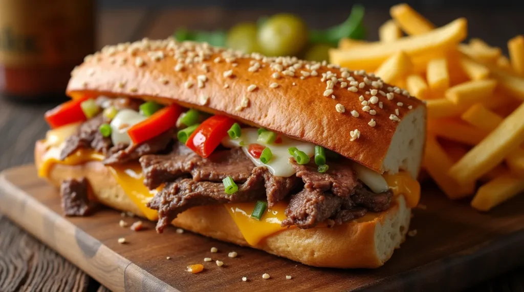 cheese steak sandwich recipe
