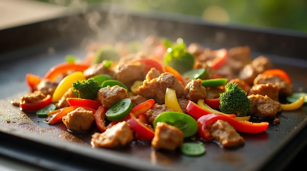 blackstone stir fry
