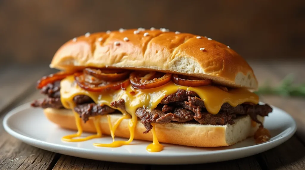 cheese steak sandwich recipe