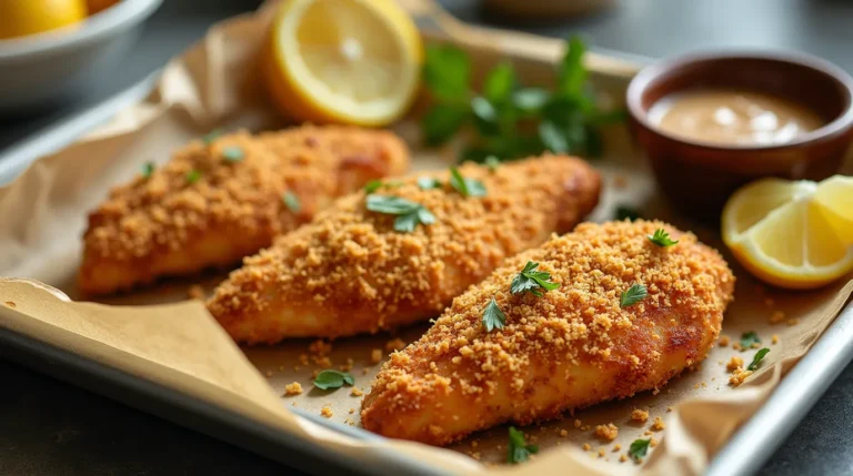 breaded chicken breast in oven