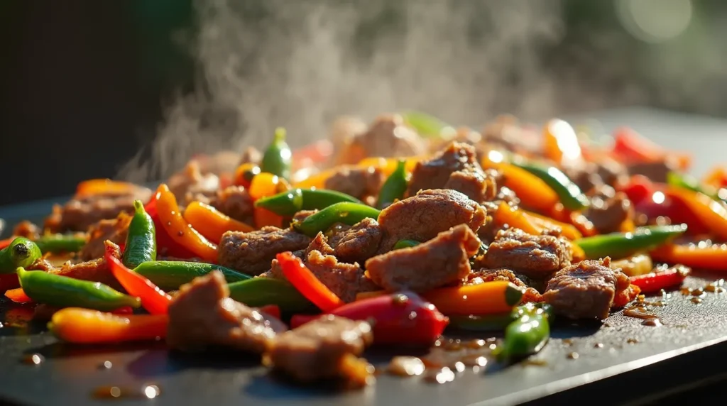 blackstone stir fry