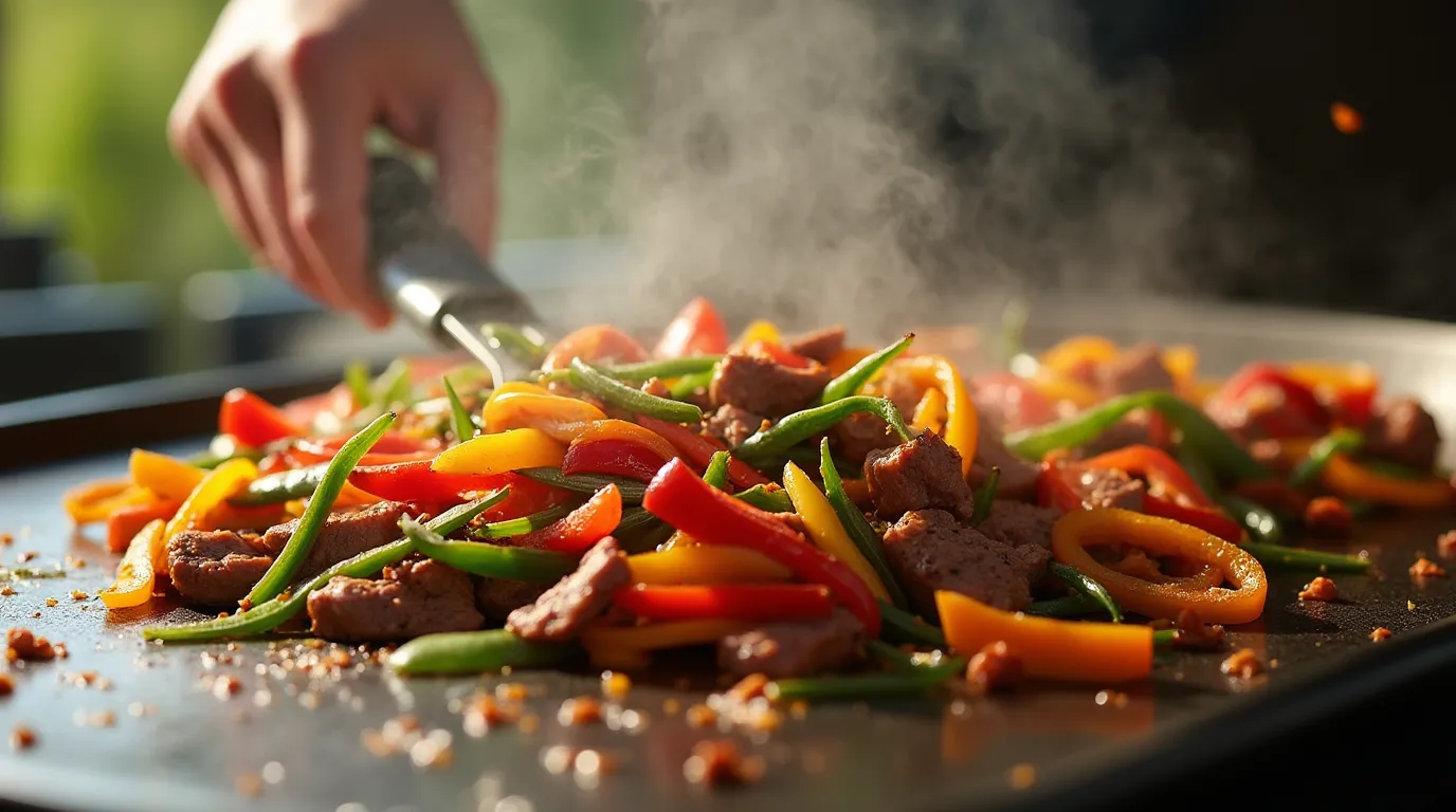 blackstone stir fry