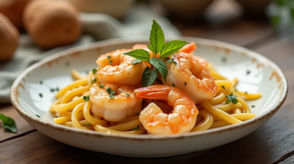 shrimp and scallop pasta recipe