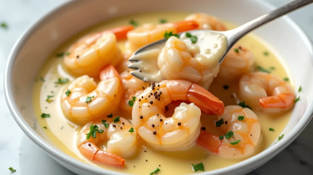 Creamy Garlic Shrimp 