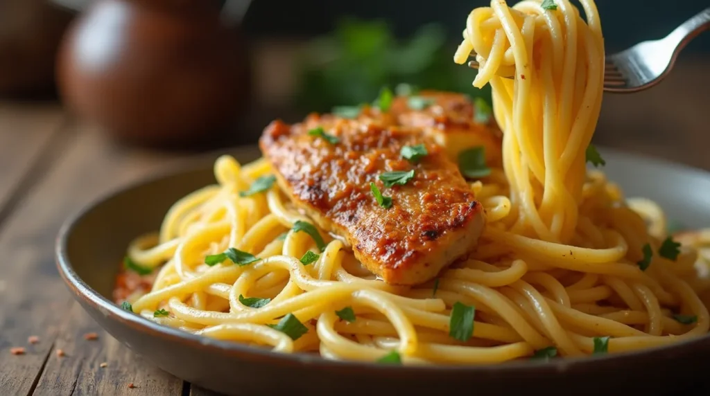 Cowboy Butter Chicken Linguine
