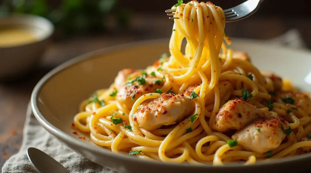 Cowboy Butter Chicken Linguine