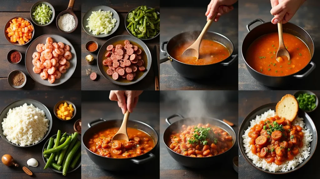 shrimp and sausage gumbo