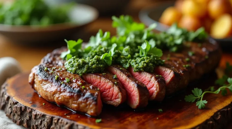 Quick And Easy Chimichurri Steak