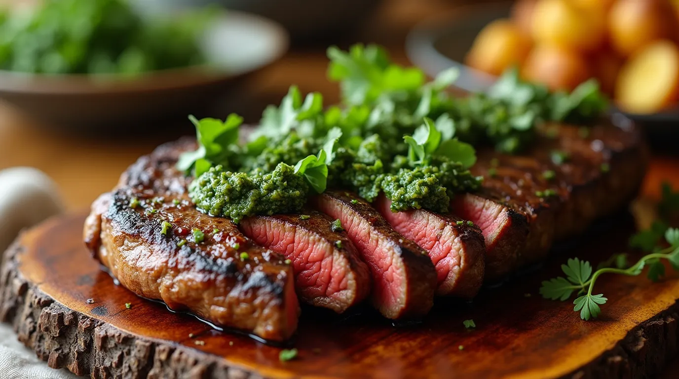 Quick And Easy Chimichurri Steak