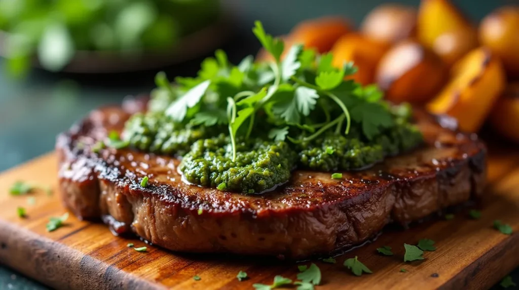 Quick And Easy Chimichurri Steak