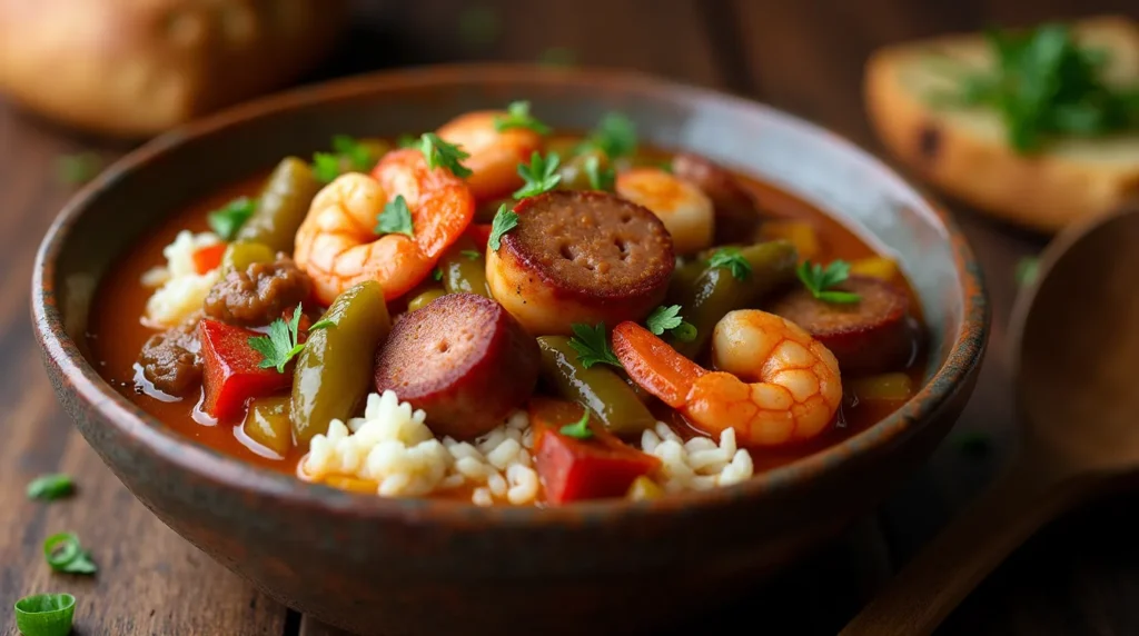 shrimp and sausage gumbo